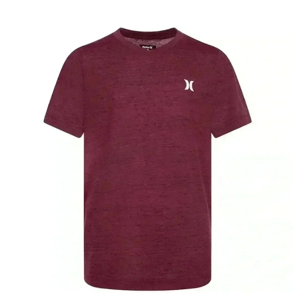 Hurley Boys Soft Basic T-Shirt | Deep Maroon, L, NWOT - Picture 1 of 4